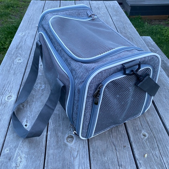 petisfam Cat Petisfam Top Load Cat Carrier Bag For Medium Cats Small Dogs Airline Approved